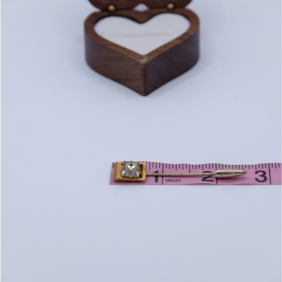 Vintage Rhinestone Stick Pin Brooch - Picture 3 of 7